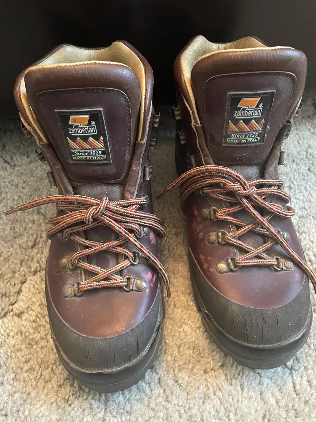 Zamberlan Leather steal toe boots