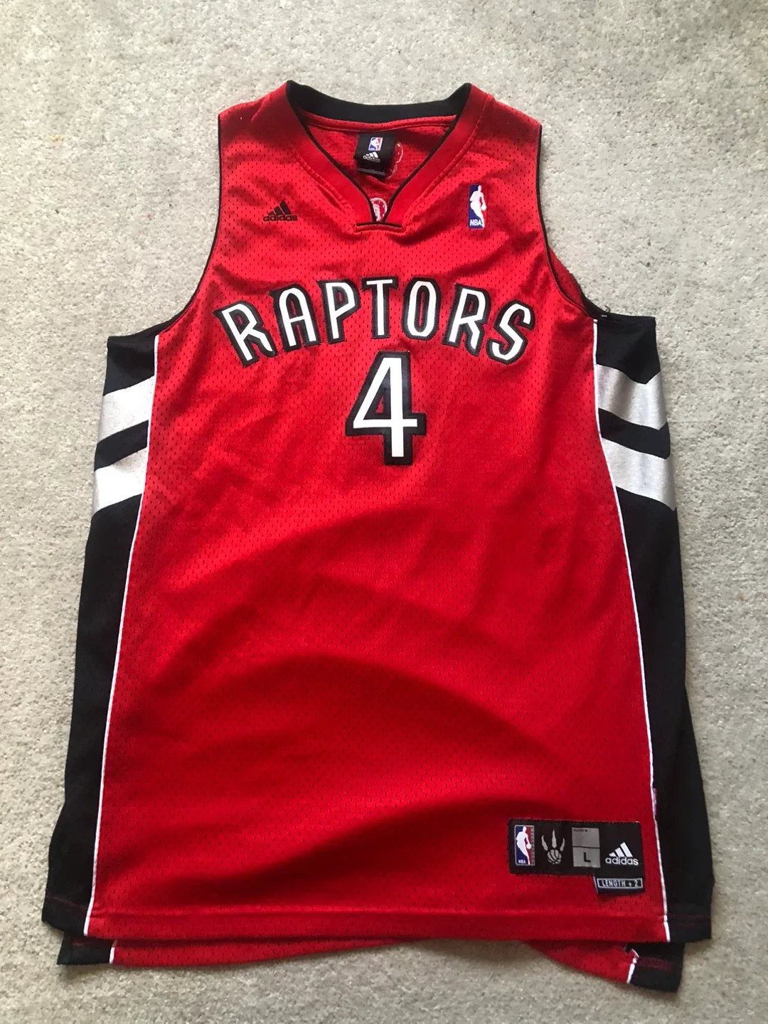 Adidas Toronto Raptors Bosh #4 Jersey - Size L