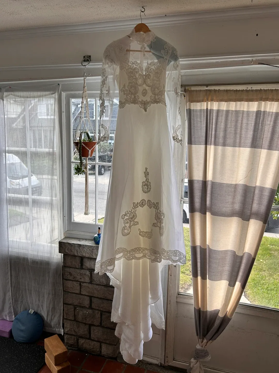 Vintage Wedding Dress with Lace Details