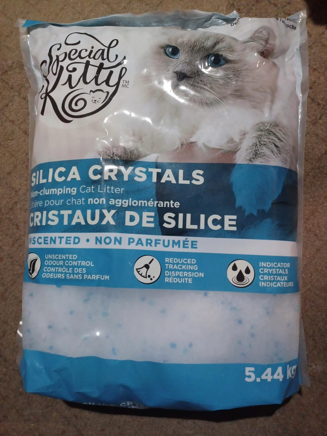 6 Bags Special Kitty Silica Crystals Non-Clumping Cat Litter