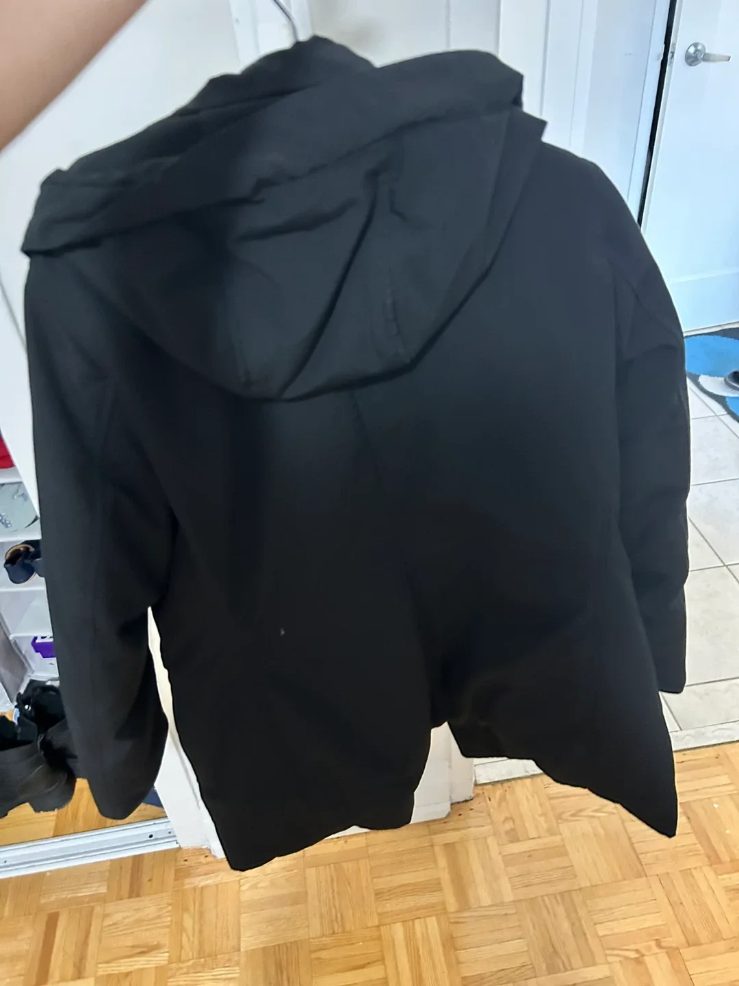 Uniqlo Black Down Coat - Size M