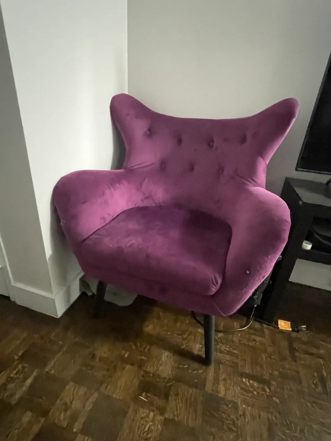 Purple Accent Chair