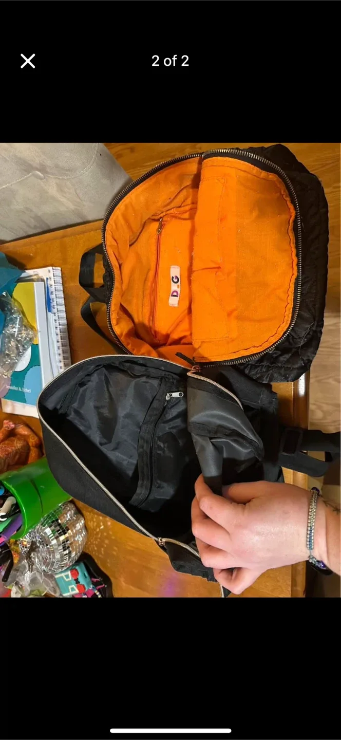 Two Mini Backpacks - Black image indicator(2)