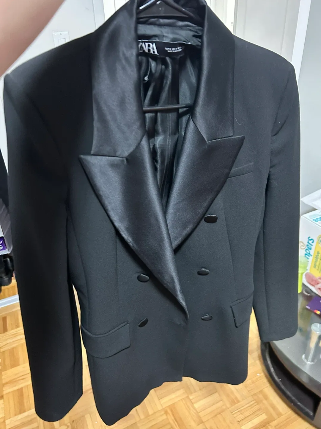 Zara Black Blazer - Size S