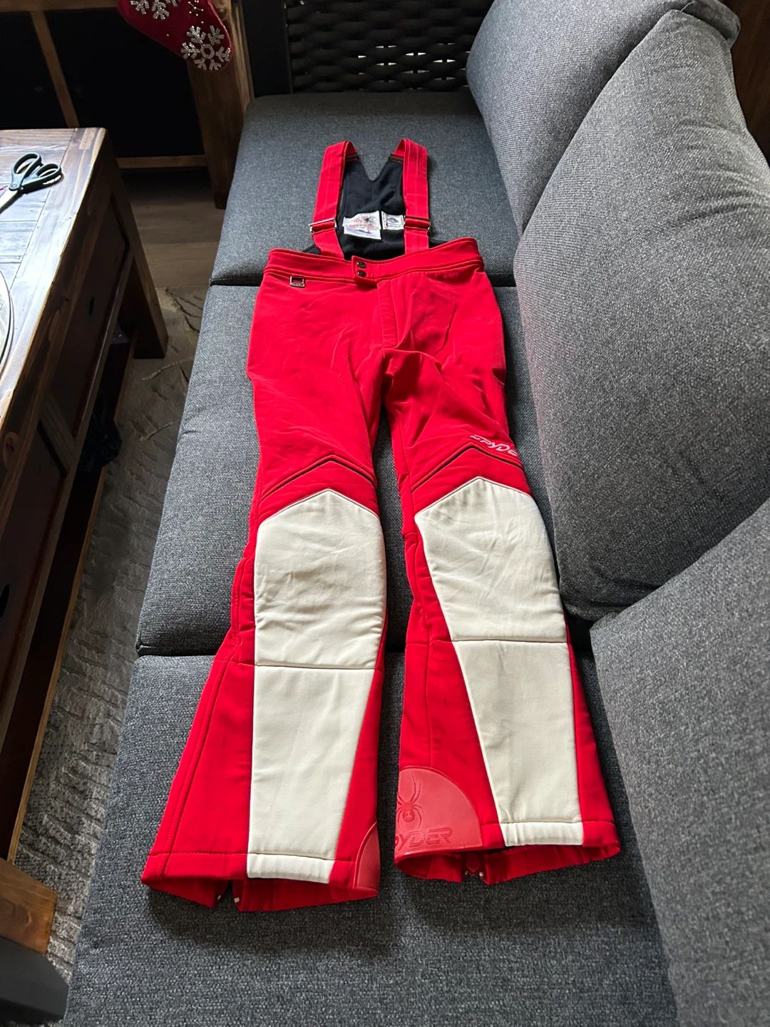 Spyder Red Ski Bib Pants