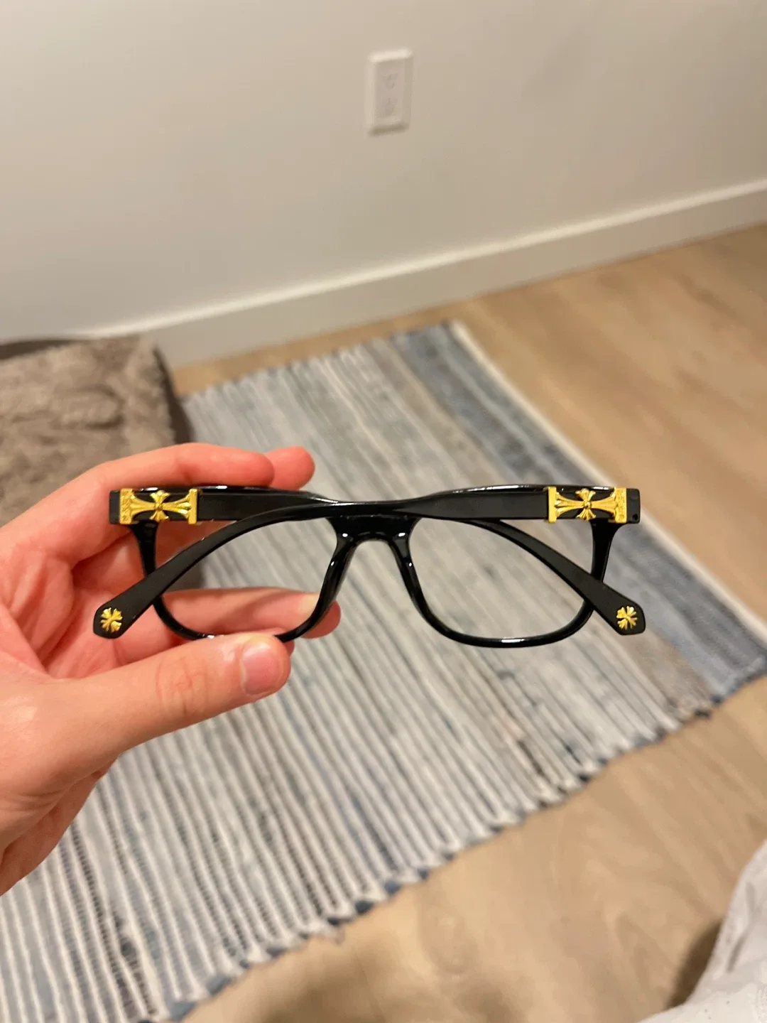 Chrome Hearts Eyeglasses - Black & Gold image indicator(2)