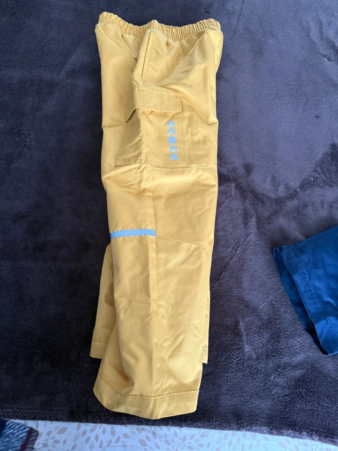 Kids Snow Pants - Blue and Yellow image indicator(2)