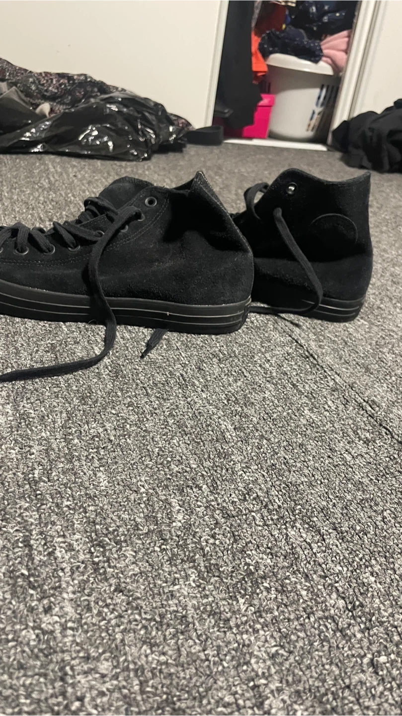 Converse Chuck Taylor All Star High Top - Black Suede - Men's 9