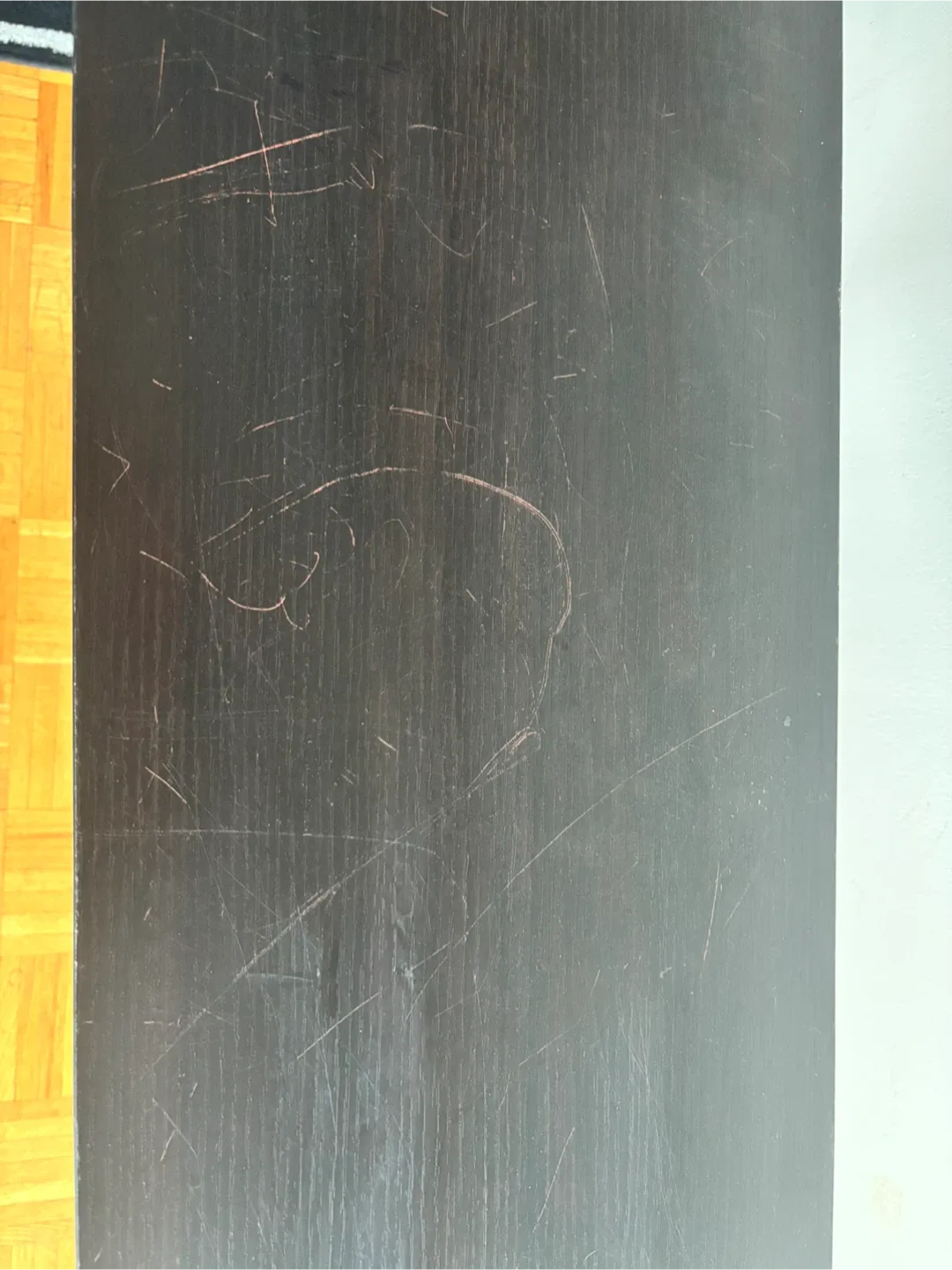 Rich espresso Console Table with Shelf image indicator(4)