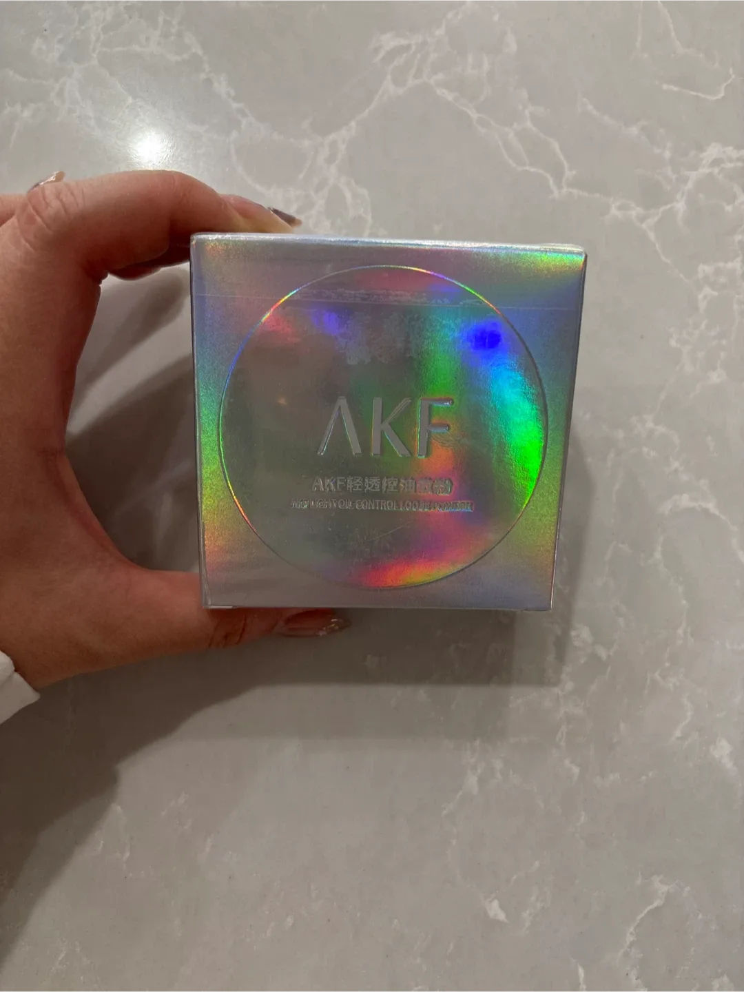 New AKF Light Oil-Control Loose Powder