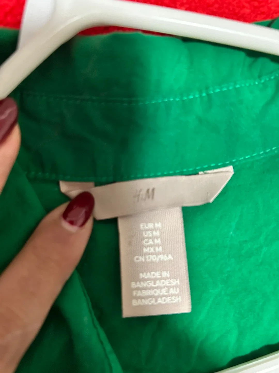 H&M Green Blouse - Size M image indicator(2)
