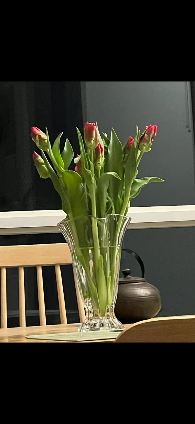 Glass flower vase image indicator(2)