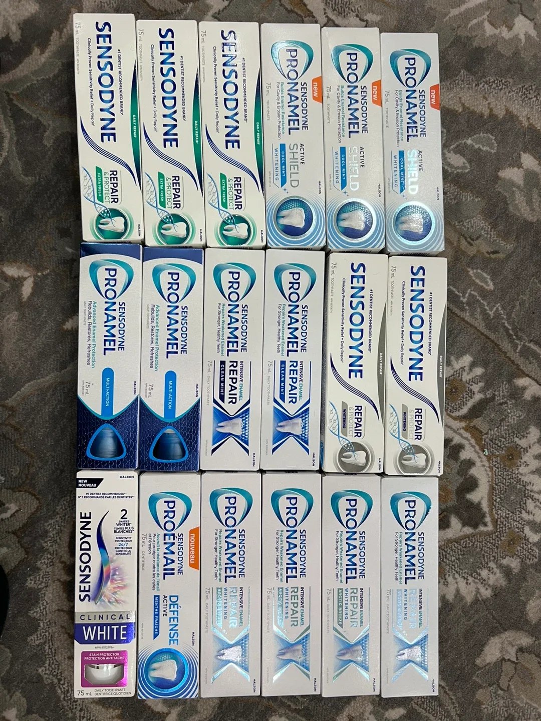 Sensodyne & Pronamel Toothpaste Lot - 75ml
