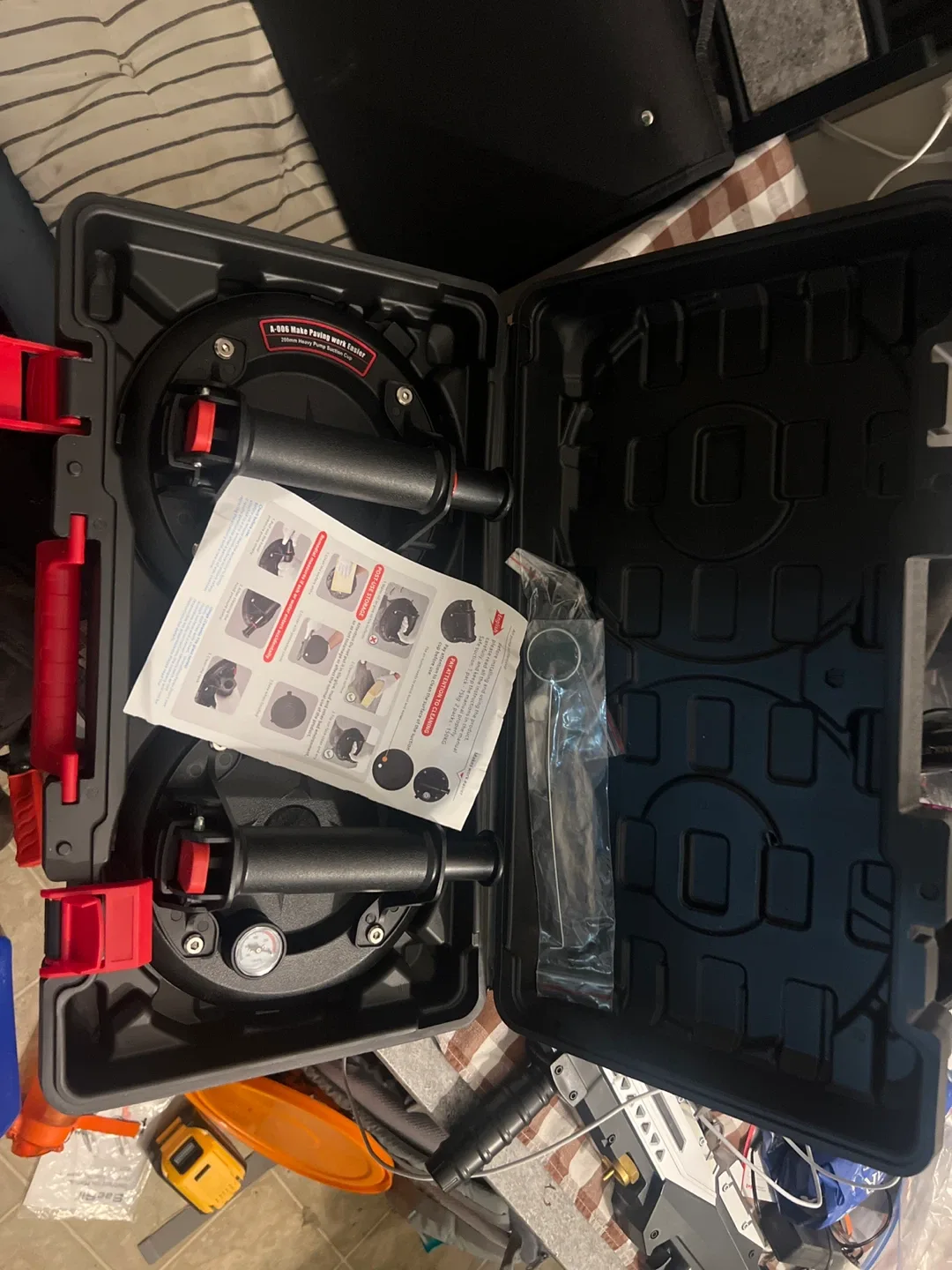 2PCS 200mm Heavy Pump Suction Cup