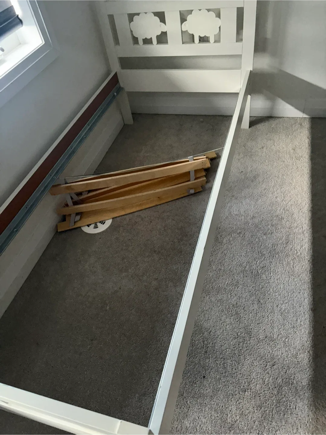 IKEA Kritter White Toddler Bed Frame