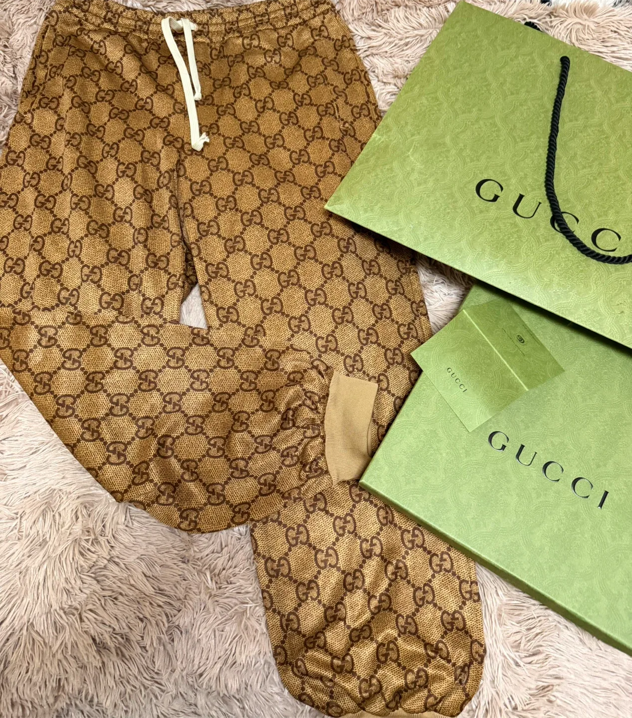 Gucci GG Jacquard Jersey Jogging Pants