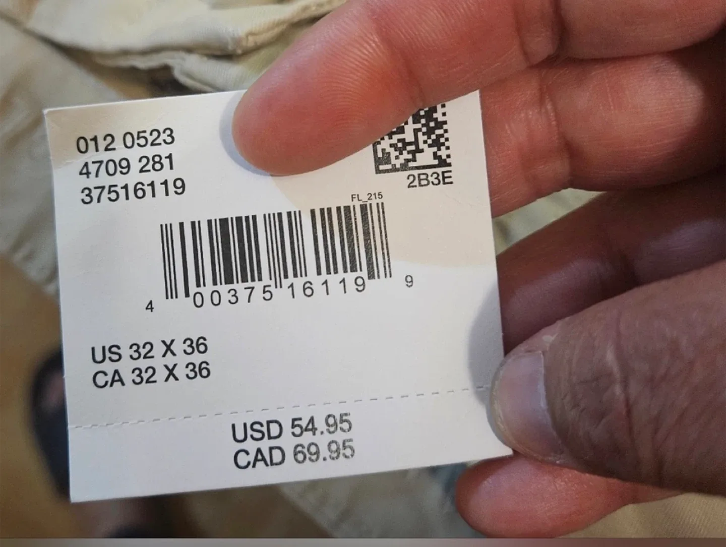 American Eagle Athletic Straight Lived in Khaki 32x36 image indicator(5)