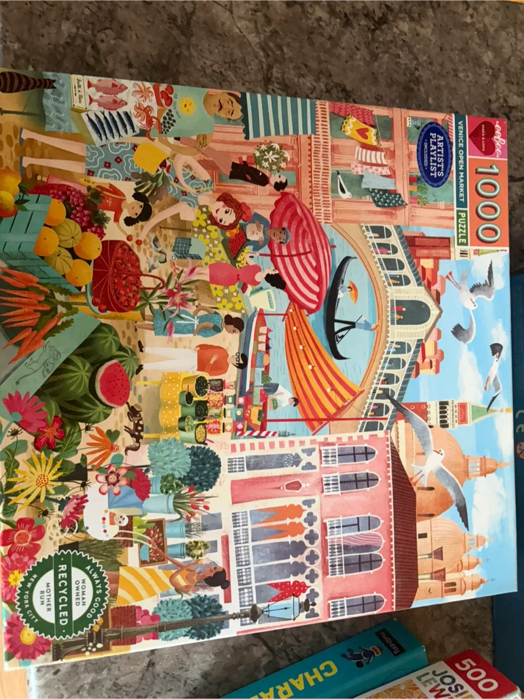 Piece & Love Venice Open Market 1000 Piece Puzzle