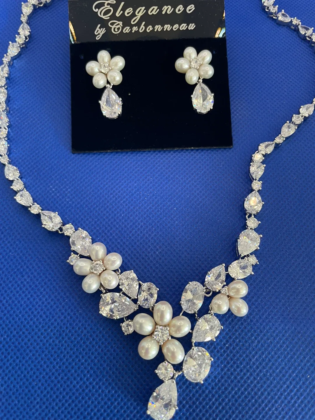 Elegance by Carbonneau Necklace & Earrings Set