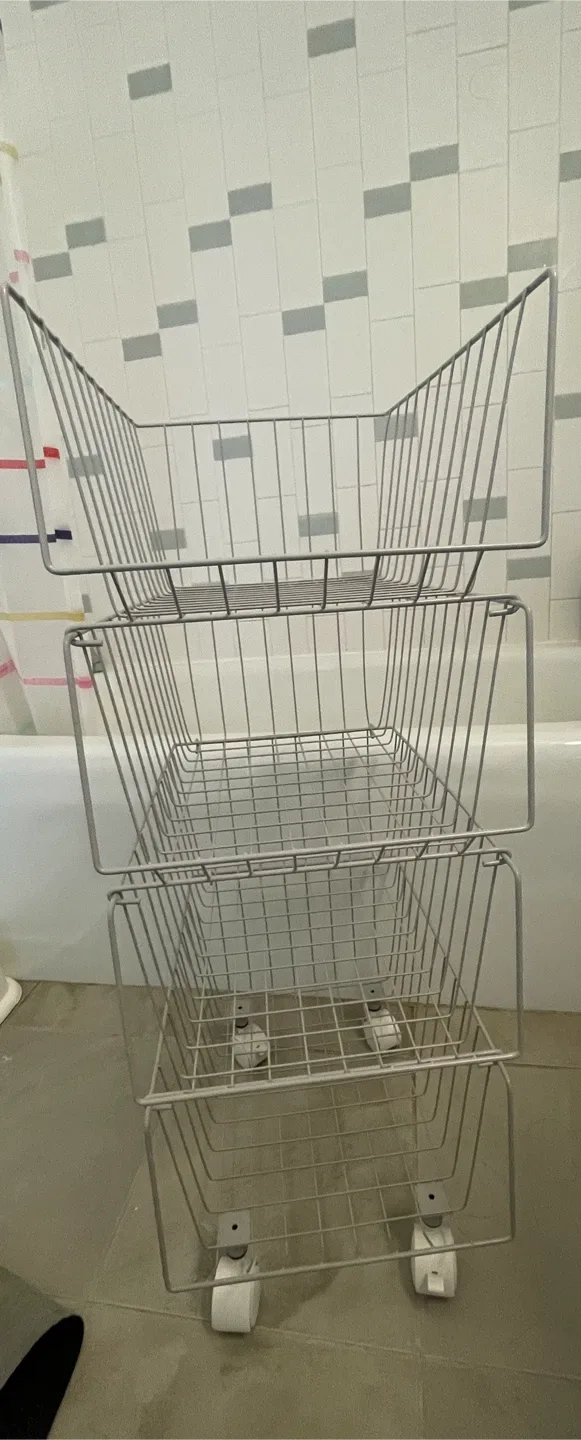 MOVING SALE stackable shelf