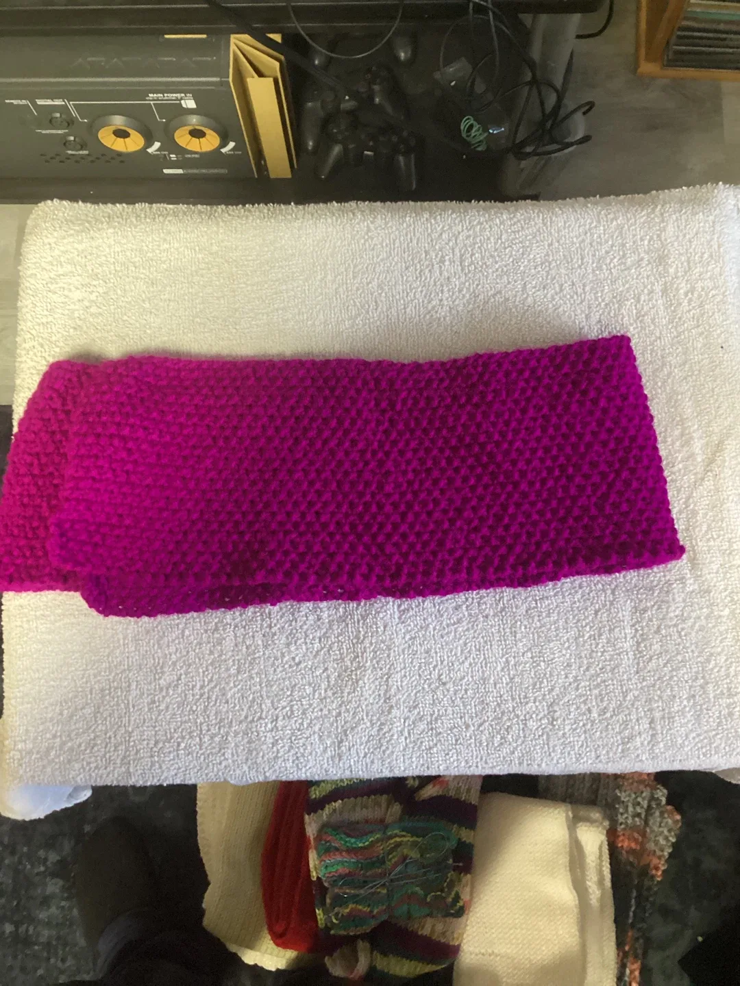 Handmade Knitted Set - Headband, Scarf & Mittens image indicator(2)