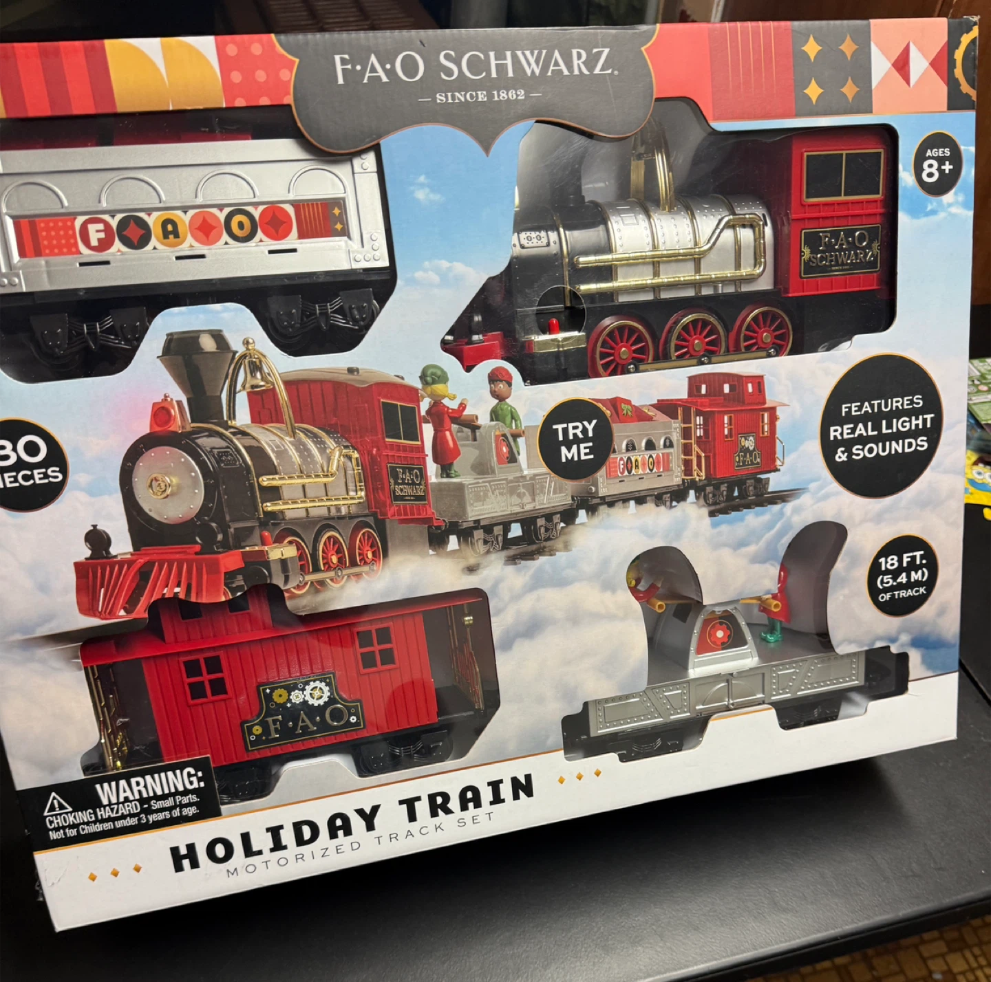 FAO Schwarz Holiday Train Motorized Track Set - photo 2