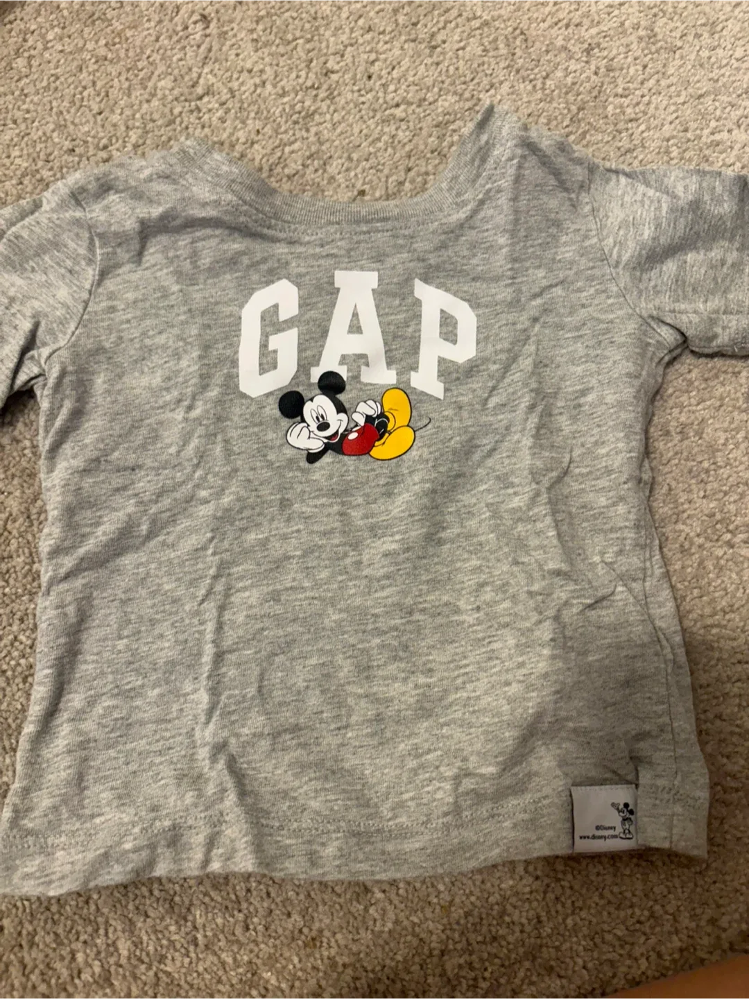 GAP x Disney Mickey Mouse Toddler Tee, 6-12 Months