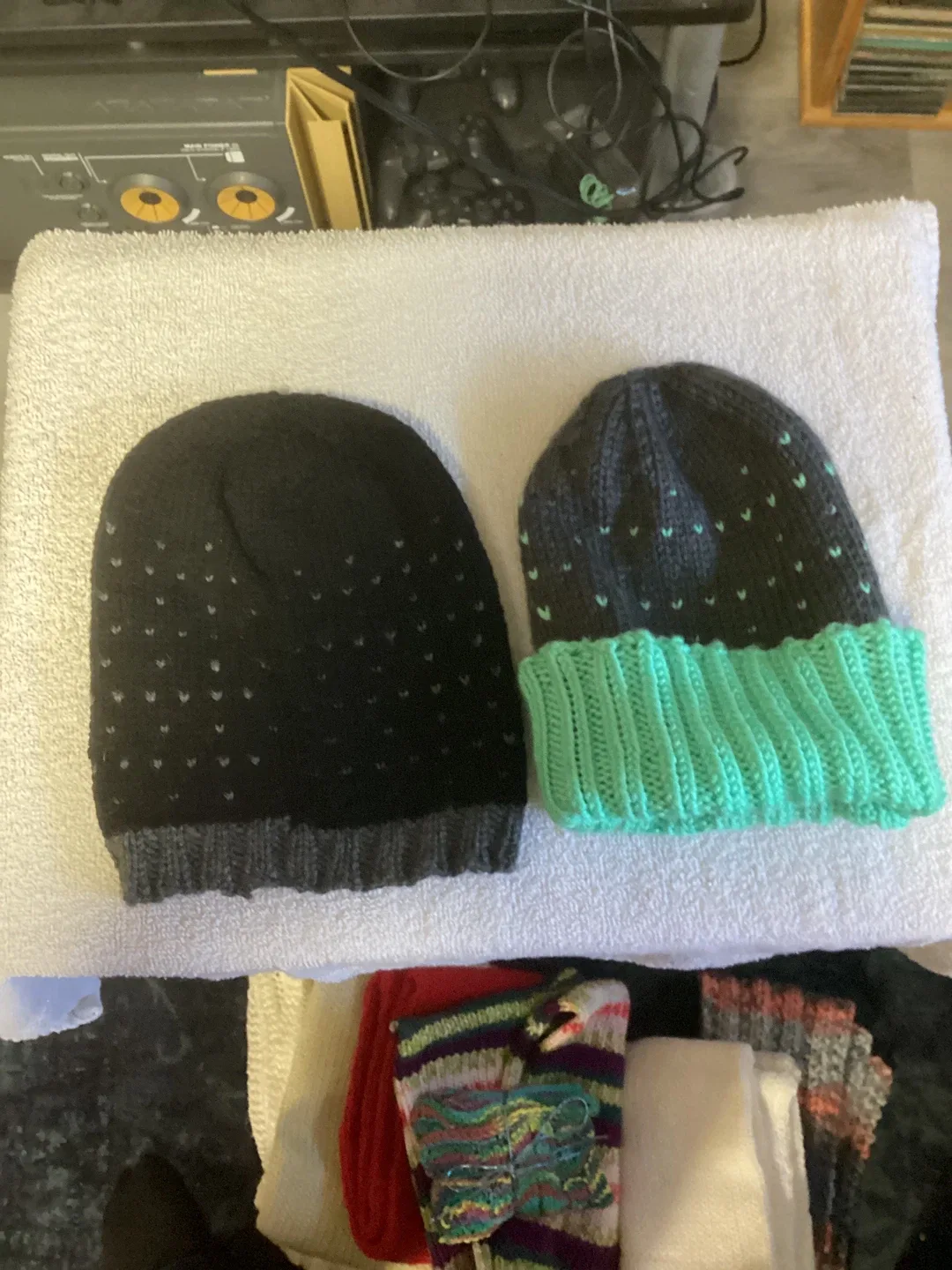 Two Toques - Black and Blue/Green His &Hers