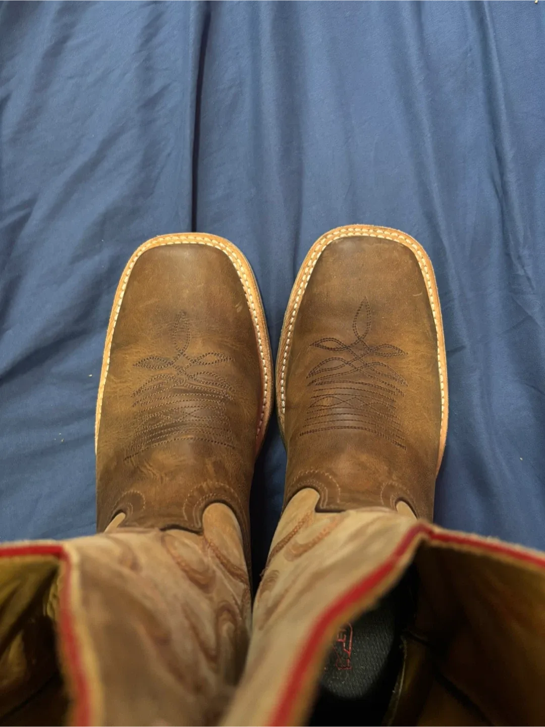 Boulet Men's Leather Cowboy Boots image indicator(2)