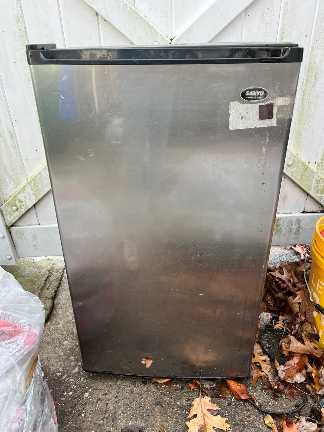 Sanyo Compact Refrigerator - Silver