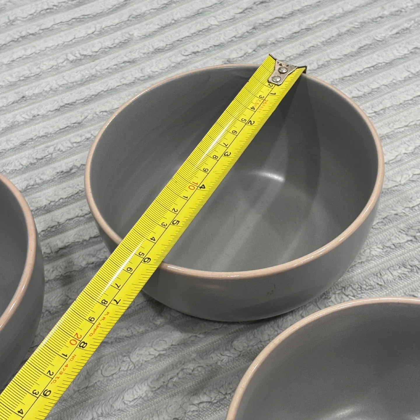 Gibson Home Gray Dinnerware Set 13 Pieces image indicator(8)