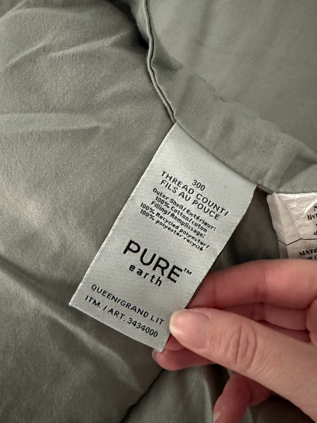 Queen Size Comforter - 300 thread count - photo 2