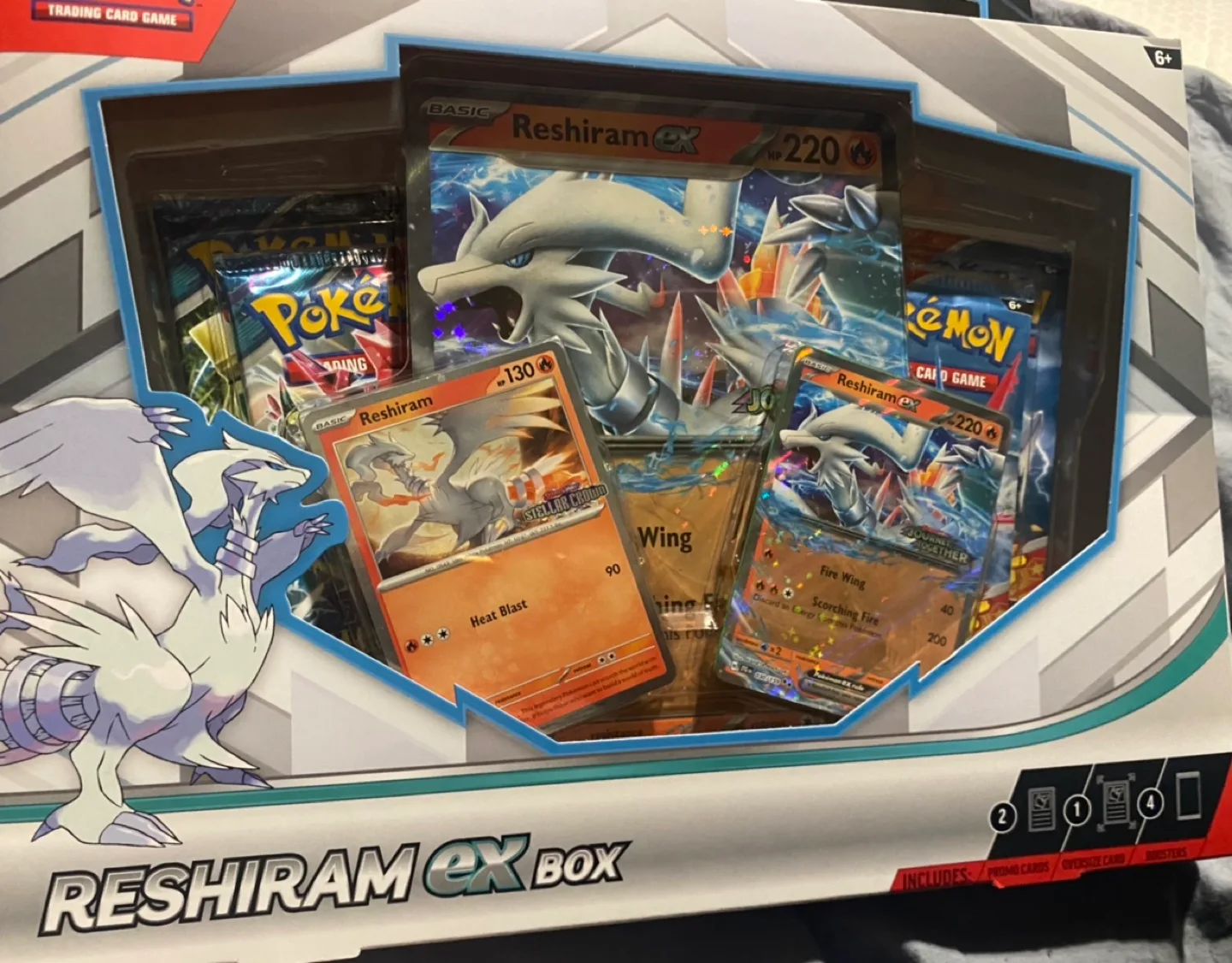 Reshiram EX Box Pokemon Trading Card Game
