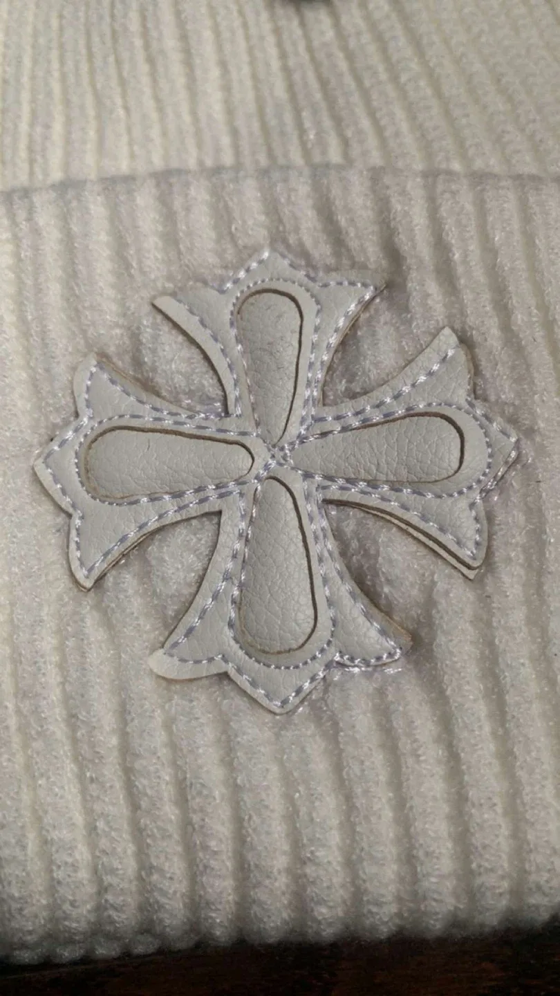 Chrome Hearts White Beanie - New!
