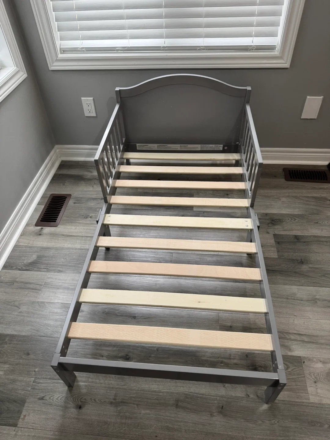 Grey Toddler Bed Frame