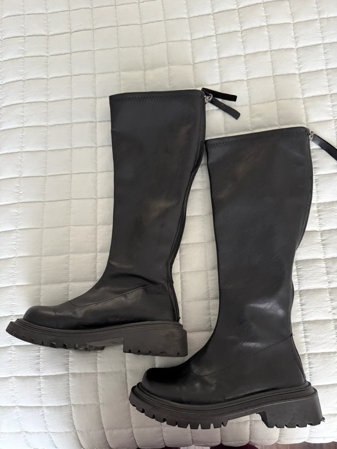 Black Leather Boots