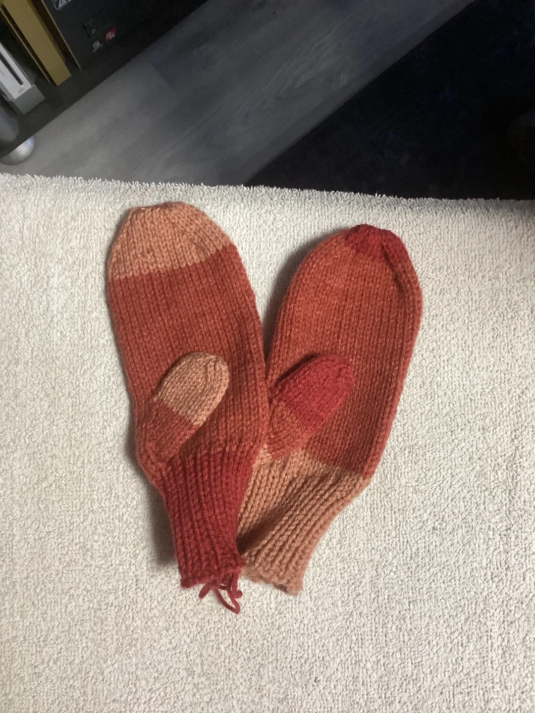 Handmade Knitted Hat, Mittens, Headband - Set image indicator(4)