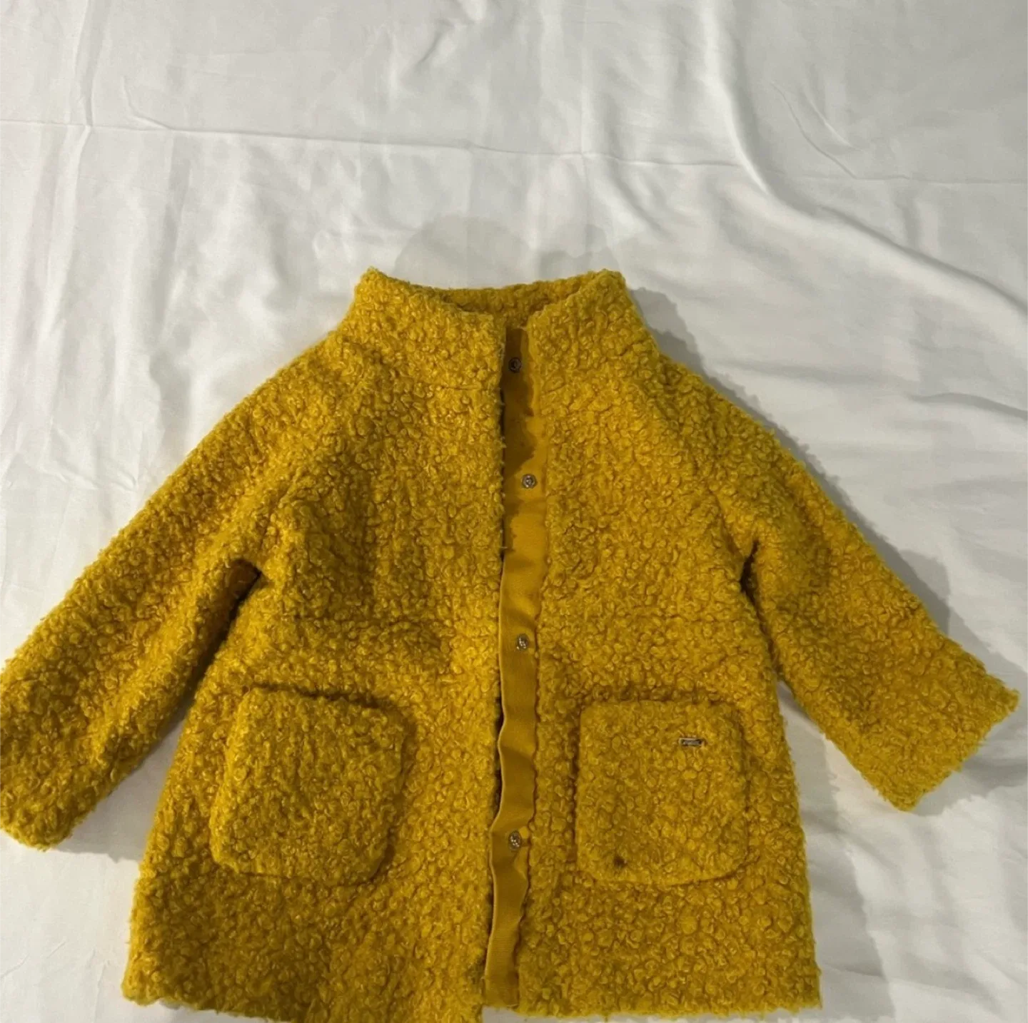 Mayoral Kids Yellow Coat - Size 2