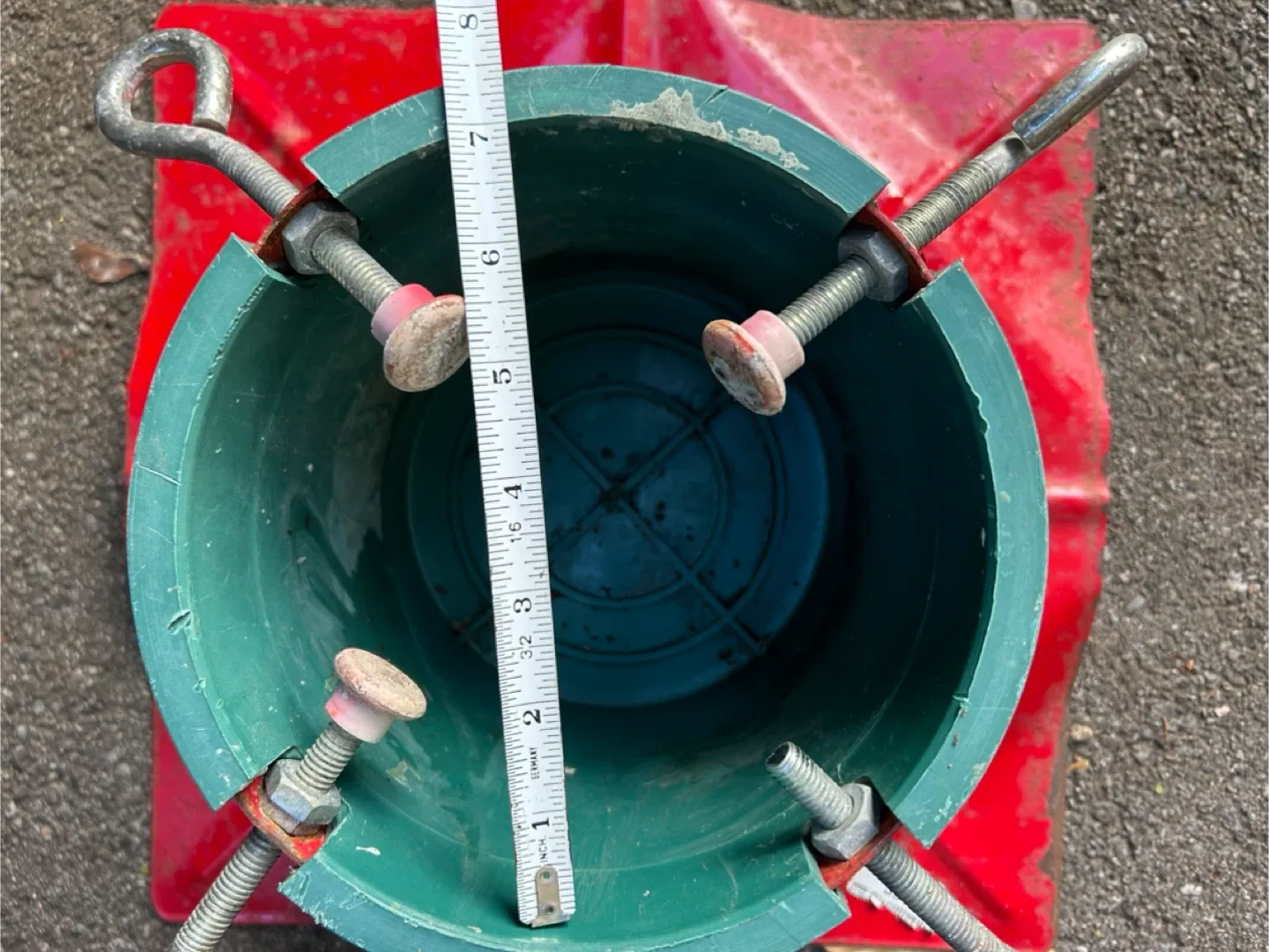 Strong metal Christmas tree stand base Xmas image indicator(5)