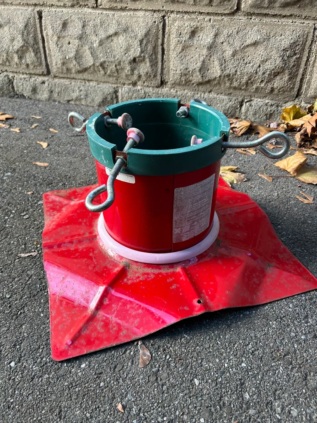 Strong metal Christmas tree stand base Xmas image indicator(6)