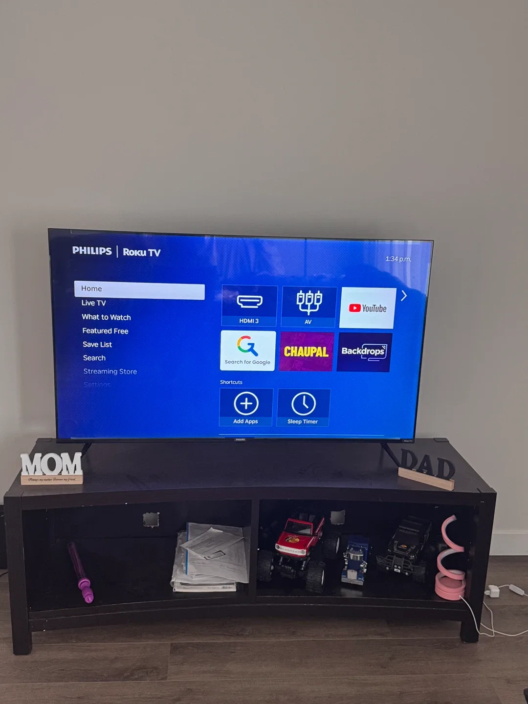 Philips 55" Roku TV - Great Condition! image indicator(3)