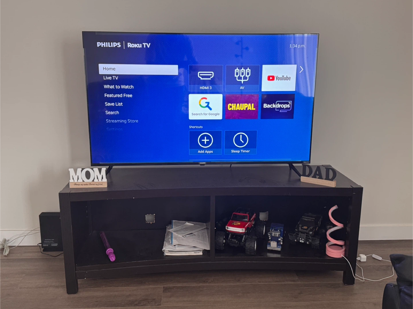Philips 55" Roku TV - Great Condition! - photo 2