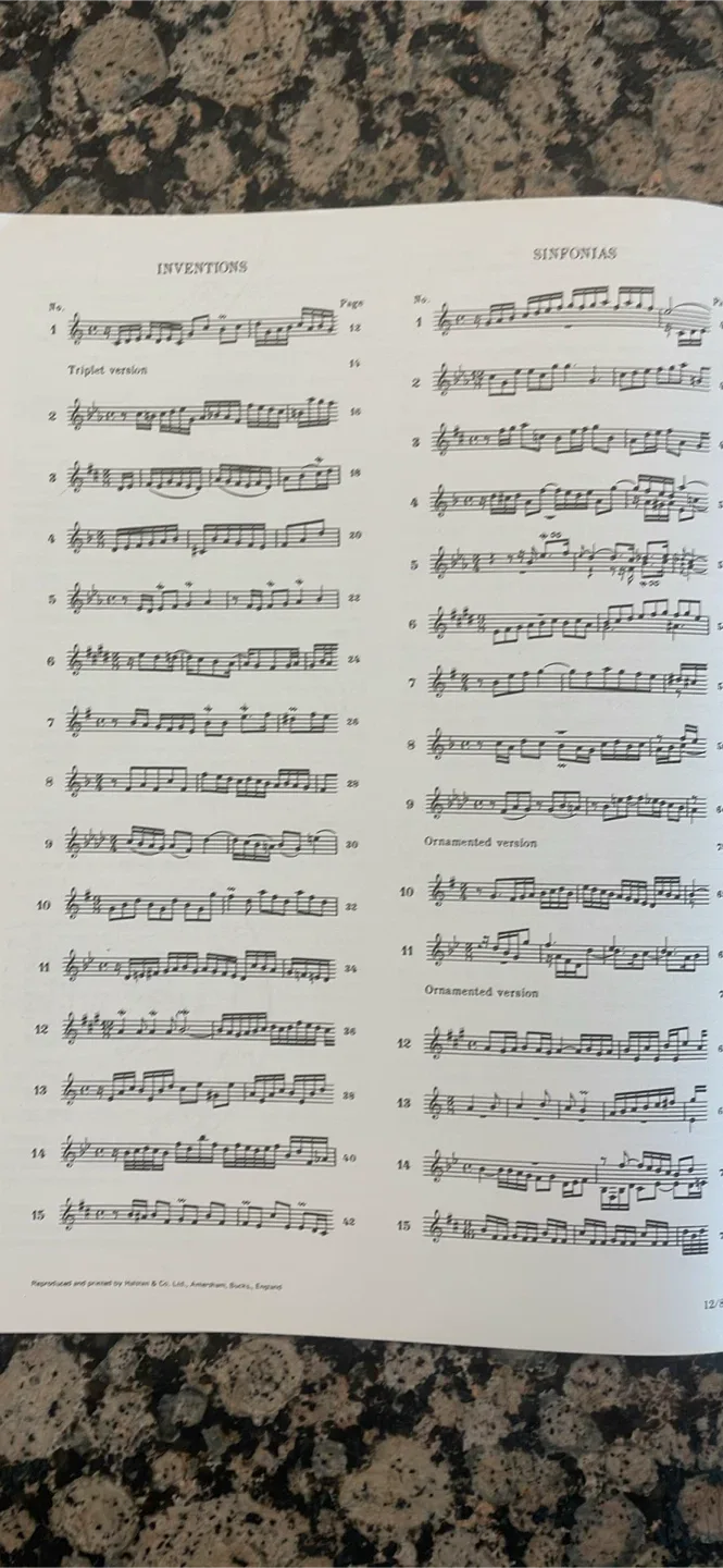 J.S. Bach Inventions & Sinfonias Sheet Music image indicator(3)