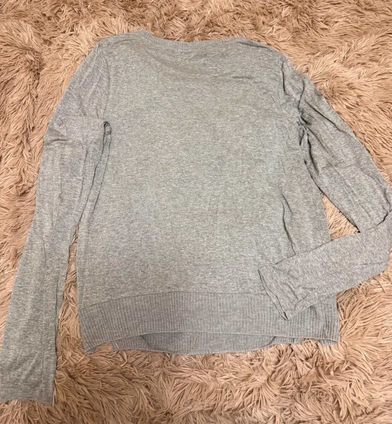 Grey Long Sleeve Top image indicator(2)