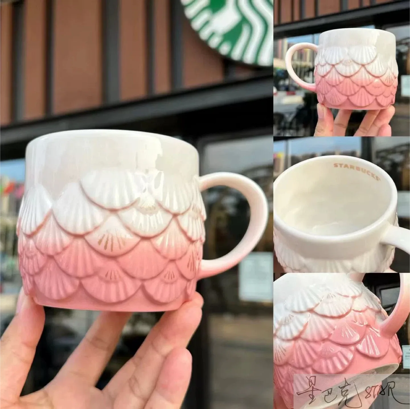 Starbucks 14 fl.oz/414 ml Pink Mermaid Mug