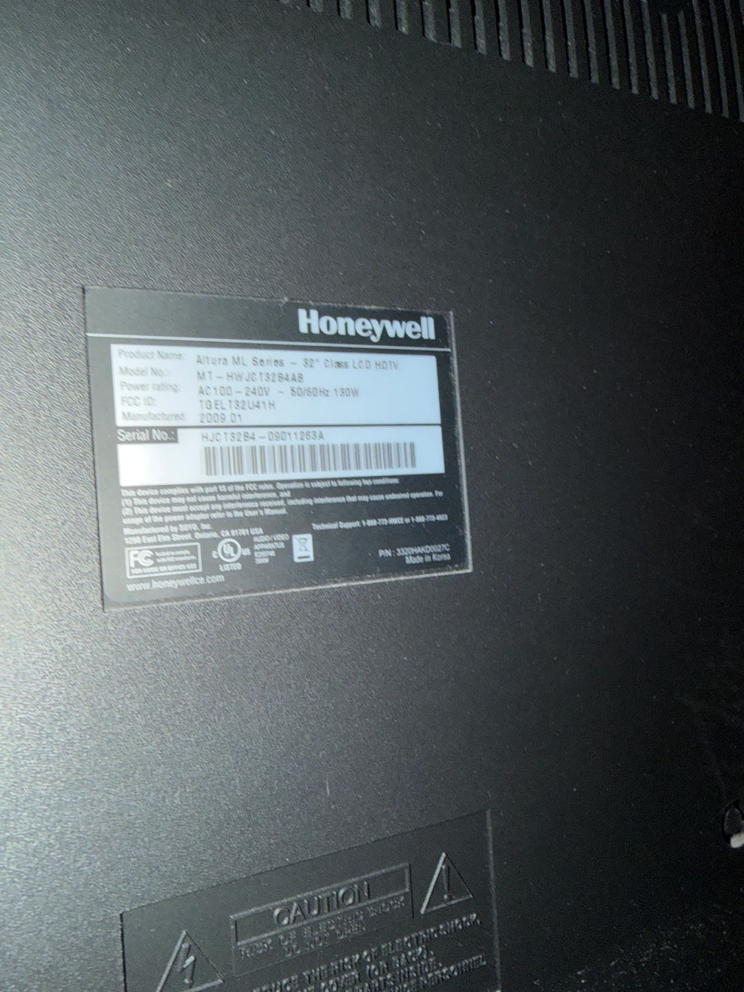 Honeywell Altura ML Series 32" Class LCD HDTV - photo 4