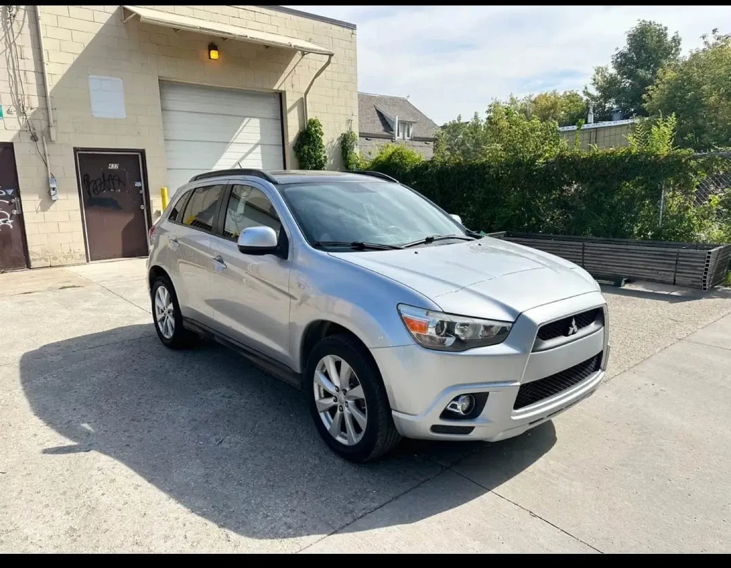 Silver Mitsubishi RVR SUV