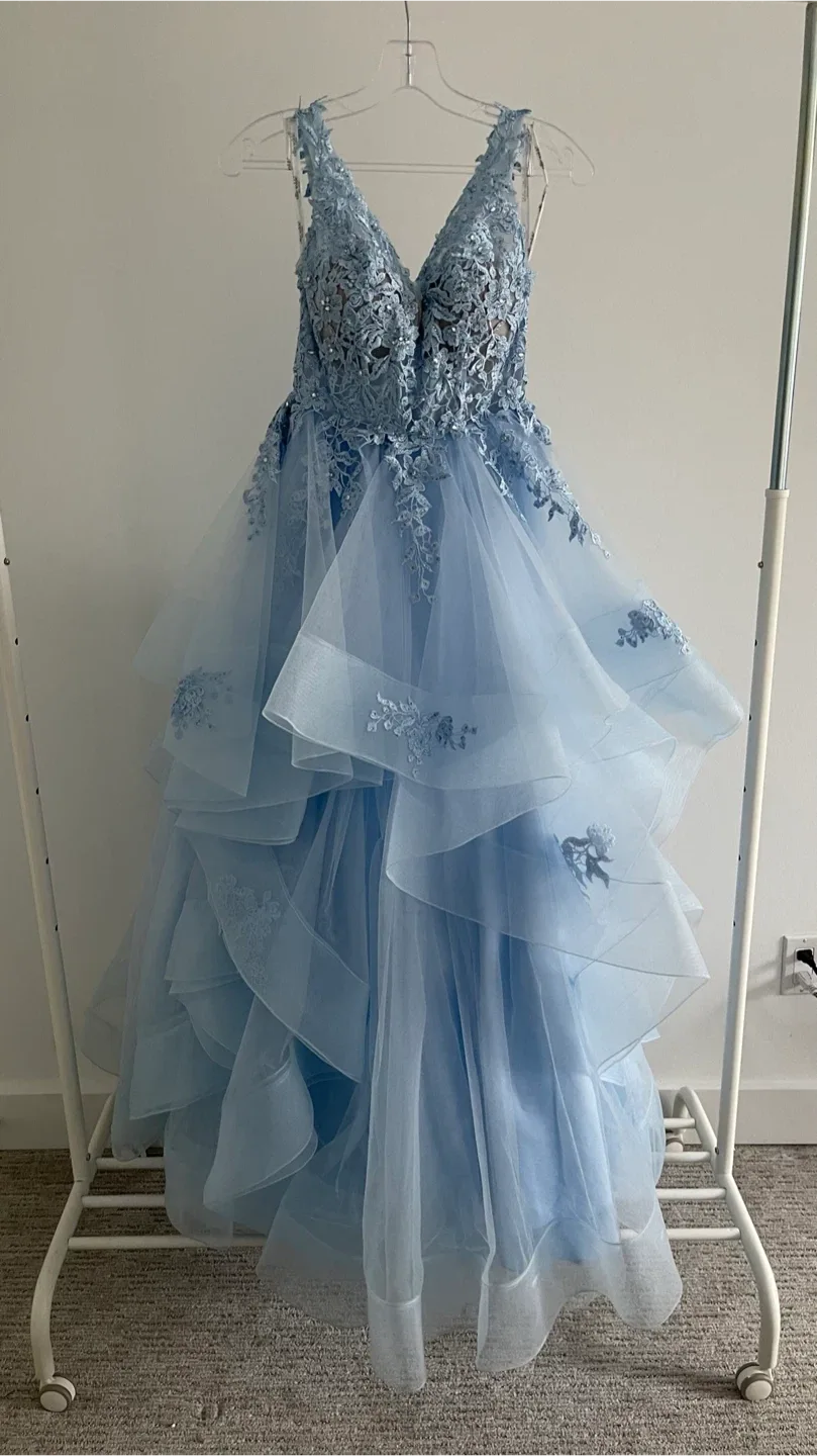 Light Blue Grad Dress
