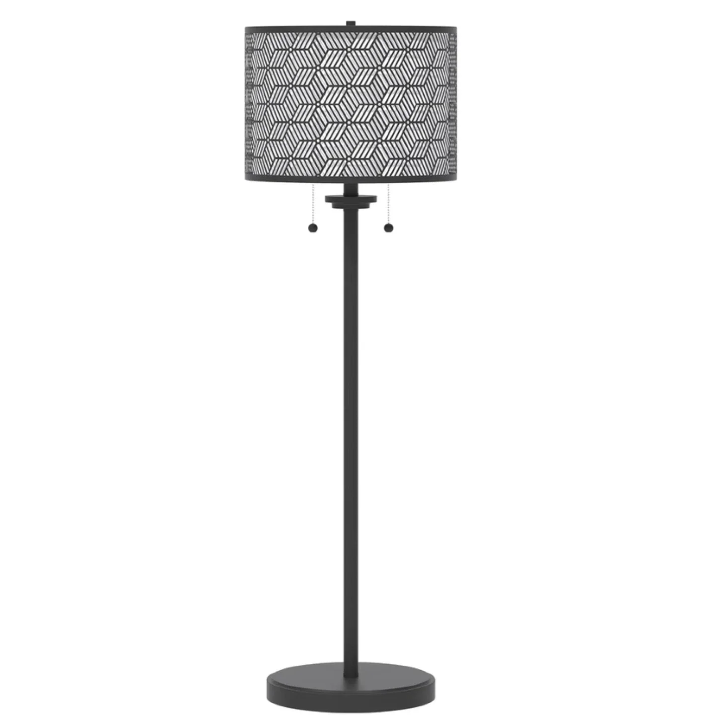 Inlight 59" High Double Shade Pull Chain Modern Floor Lamp