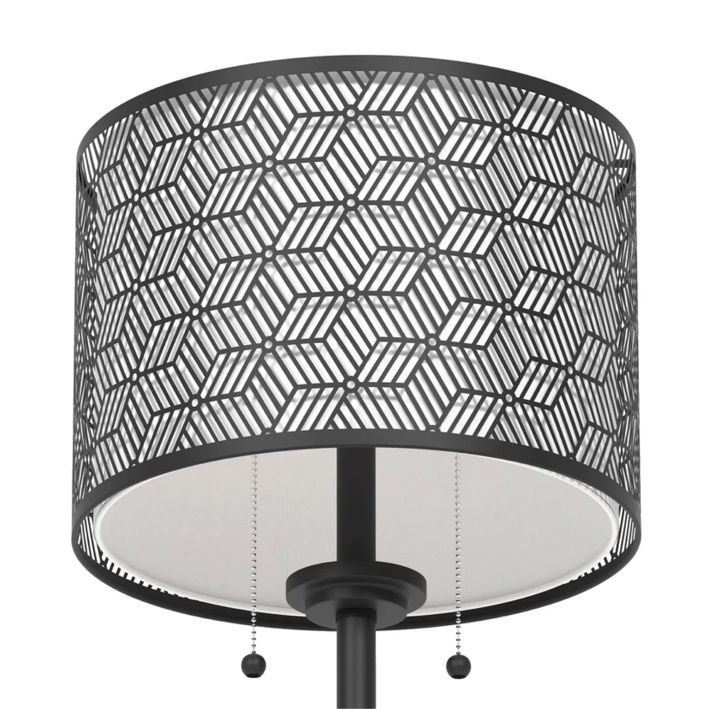 Inlight 59" High Double Shade Pull Chain Modern Floor Lamp image indicator(2)